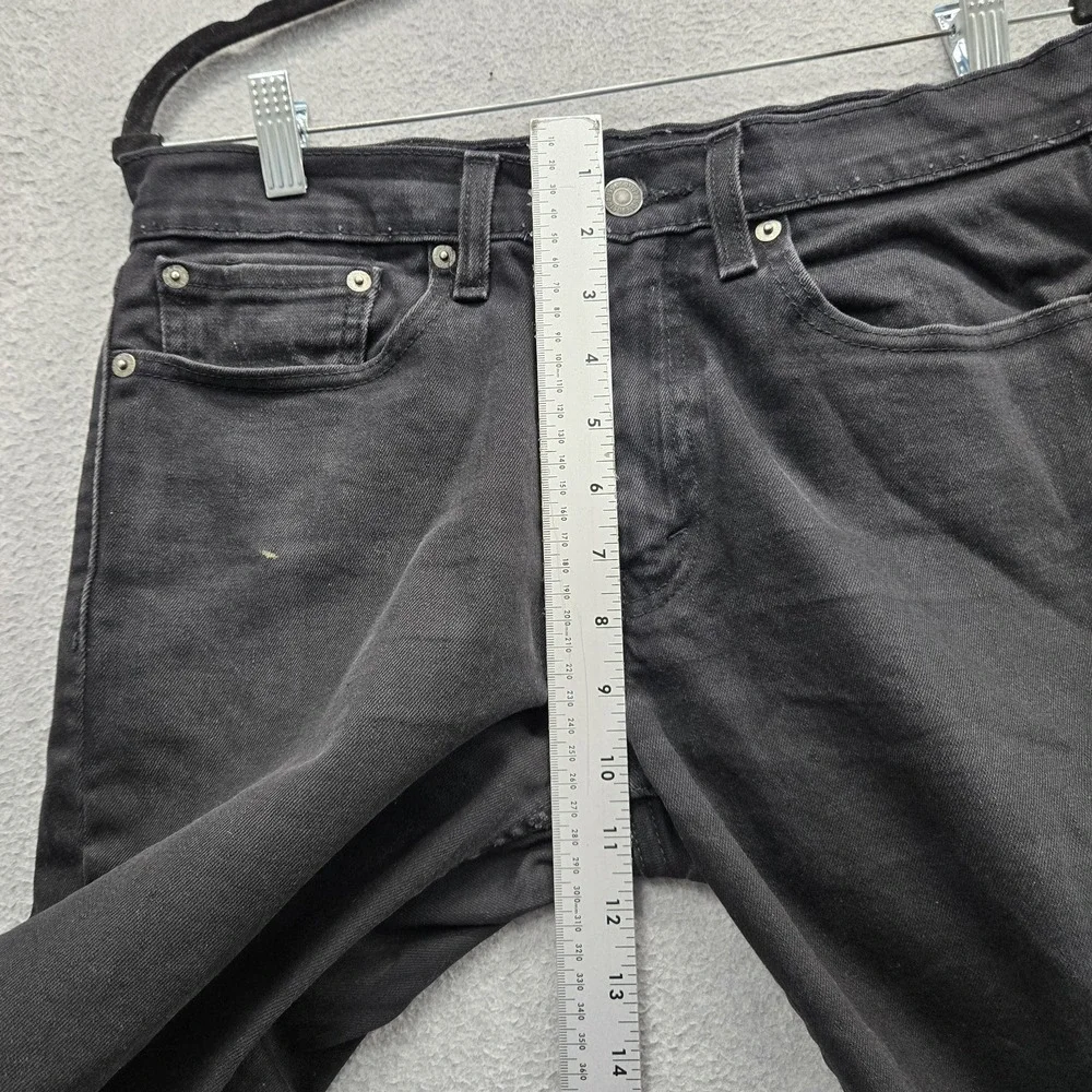 Levi's 514 Men Jeans 31X30 Black Denim Straight Fit 29